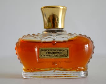 RESERVED Vintage 1 FL OZ Prince Matchabelli Stradivari Cologne Parfumee Perfume Bottle