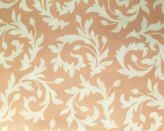 Bijoux by Heather Bailey for Free Spirit ~ 100% Cotton BTY ~ Swirly Buds HB09 Peach