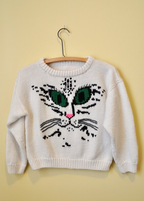 Vintage Extra Small Cat Sweater
