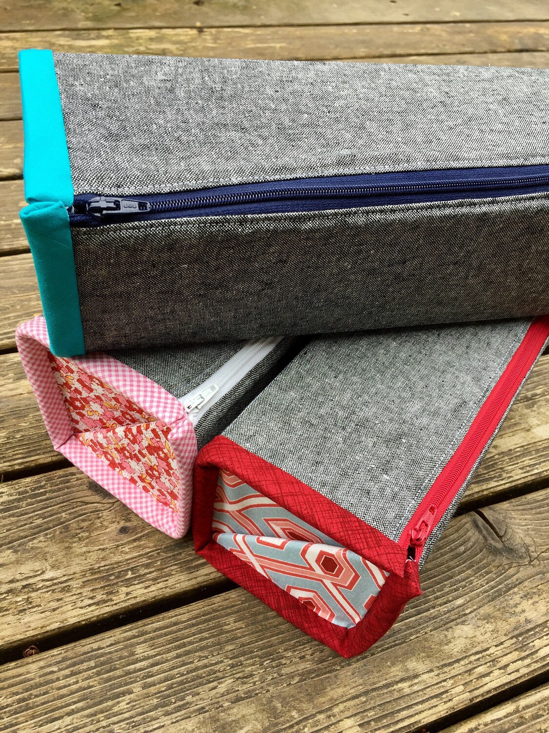 Made to Order Zip Up Tray Pouch Fabric Tray Zip Up Pouch