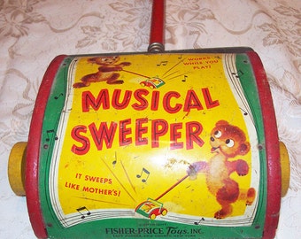 fisher price musical sweeper