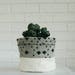 Vintage Mudcloth Plant Cover - Planter Fabric - Modern Bohemian Decor