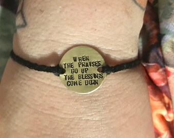 Chance The Rapper - Blessings Lyrics Bracelet