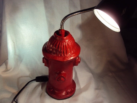 Items similar to Fire Hydrant, LED Reading Light, Desk lamp, Study ...