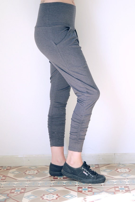 Women Yoga pants DropCrotch Pants Workout Pants Jersey