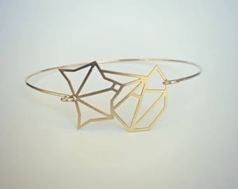 fox bangle, gold fox bracelet, fox cuff, gold bangle, gold cuff, fox jewelry, fox accessory, animal jewelry, nature jewelry