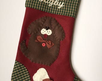 Dog Stocking, Stocking for Dog, Dog Christmas Stocking, Pet Stocking, Animal Stocking