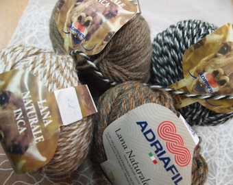 Adriafil Lana Naturale Inca - luxurious alpaca blend yarn - made in Italy - SALE - only 4.99 USD