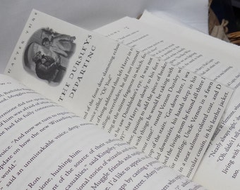 SALE- Harry Potter and The Deathly Hallows Chapter Three Bookmark- HPDH3