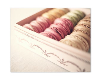 SALE Macarons, blush pink art, Laduree, blush pink wall art, blush wall art, canvas art, girly art, french macaroons, macaron, macaroon,