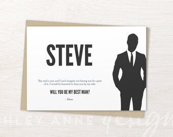 Best Man Card, Will You Be My Best Man Card, Best Man Proposal, Best Man Gift, Groomsmen Cards, Will You Be My Groomsman, Groomsmen Proposal