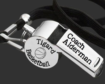 Coach Whistle | Coach Gift | Gift for Coach | Coach Appreciation | Appreciation Gift | Engraved Coach Whistle | Korena Loves
