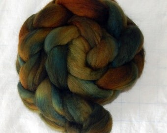 100% Polwarth fiber, Autumn Leaves, 4 ounces, 113 grams