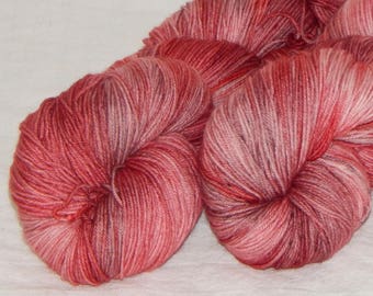 Let Me Show You My Heart on Mad Sock 75/25 SW merino and nylon sock yarn