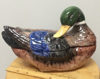 Duck cookie jar | Etsy