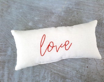 Valentines Day Pillow - Love Pillow - Valentines Pillow - Valentines Decor - Valentines Day Decor - Valentines Day Gift - 30X14 cm (12X6")
