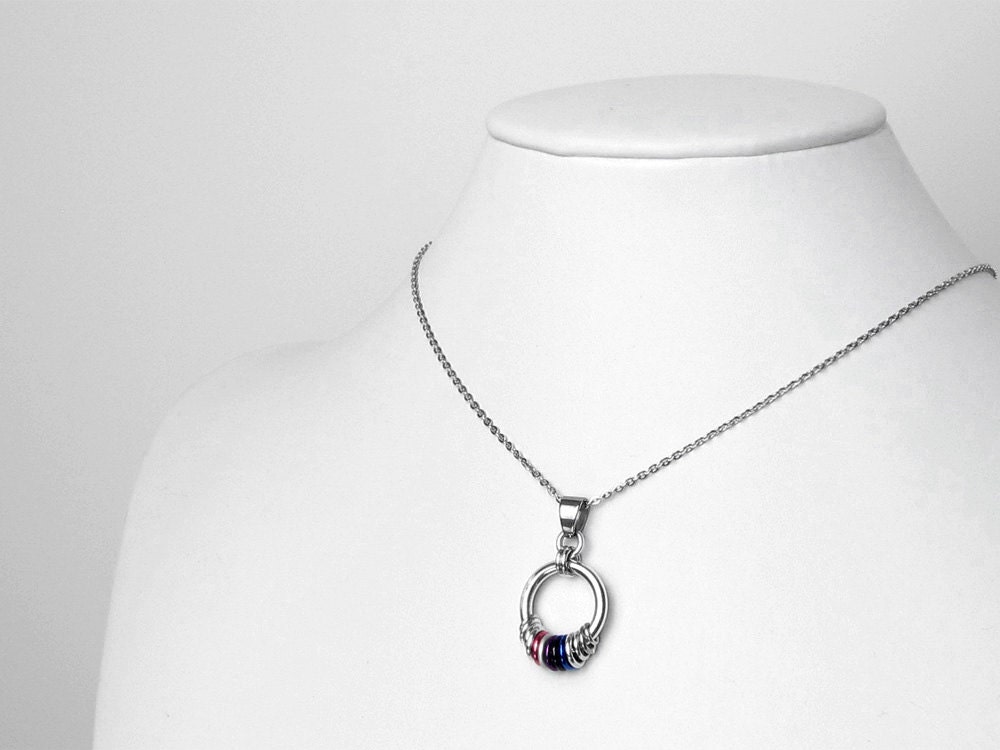 Genderfluid Necklace Gender Fluid Pride Jewelry Bigender
