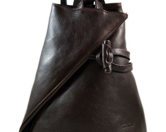 Borsello uomo a tracolla Kensington pelle Blu | Acciaio