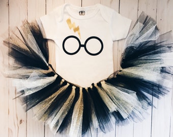 Harry Potter onesie and tutu