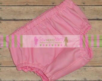 PINK Diaper Cover in Sizes Newborn, 0-3 mos, 6-9 mos, 12 mos, 18 mos, 24 mos