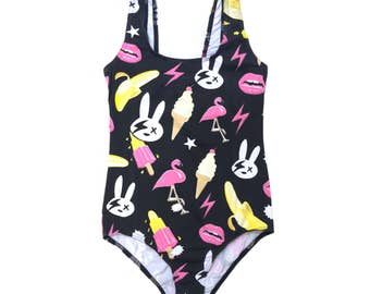 Women bodysuit Cat bodysuit Black bodysuit Womens bodysuit Womens black bodysuit Cat woman Cat women Leotard bodysuit Cat print