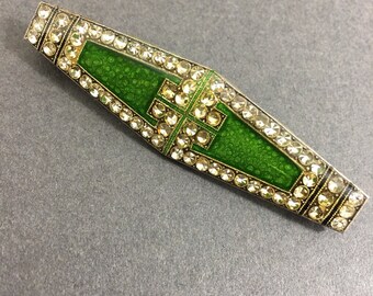Art Deco Revival Bar Brooch