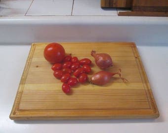Butcher Block Cutting Board/Pine Cutting Board/Pine Butcher Block/Small Cutting Board/Handmade Cutting Board/Natural Cutting Board/Handmade