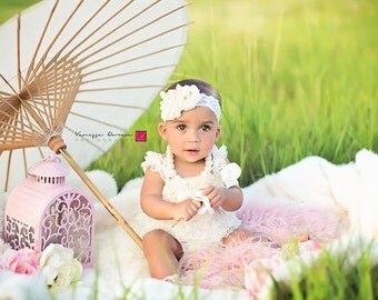 Baby Romper/Baby Girl Romper/Girl Lace Romper/Lace Romper/Baby Lace Romper/Petti Romper/Lace Romper Baby/Ooh La La Divas and Dudes