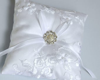 ring bearer pillow, Wedding ring pillow, wedding pillow, bridal pillow, wedding cushion, bridal cushion