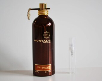 Montale Full Incense Eau De Parfum 5 ml Glass Sample Atomizer Spray