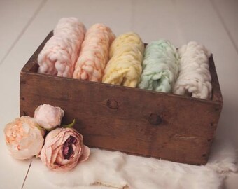 Newborn knitted blanket.. newborn prop... newborn photography prop...mini blanket...