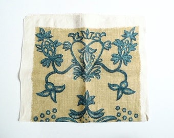 Linen Tea Towel, Vintage Tea Towel, 1960s, Kitchen Towel, Vintage Linens, Linen Towel, Linen Hand Towel, John L Gieroch
