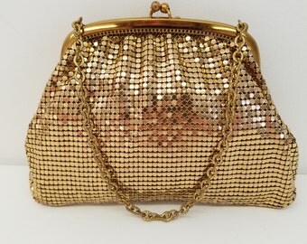 Whiting & Davis Gold Mesh Handbag #37
