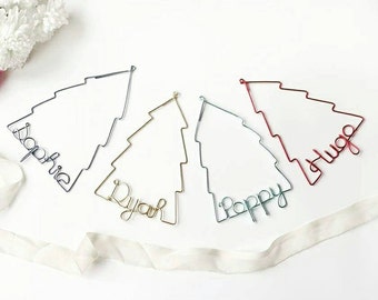 Personalised Christmas Trees, Christmas Decorations, Custom Made, UK Seller.
