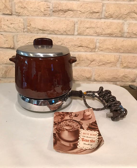 Vintage West Bend Electric Bean Pot