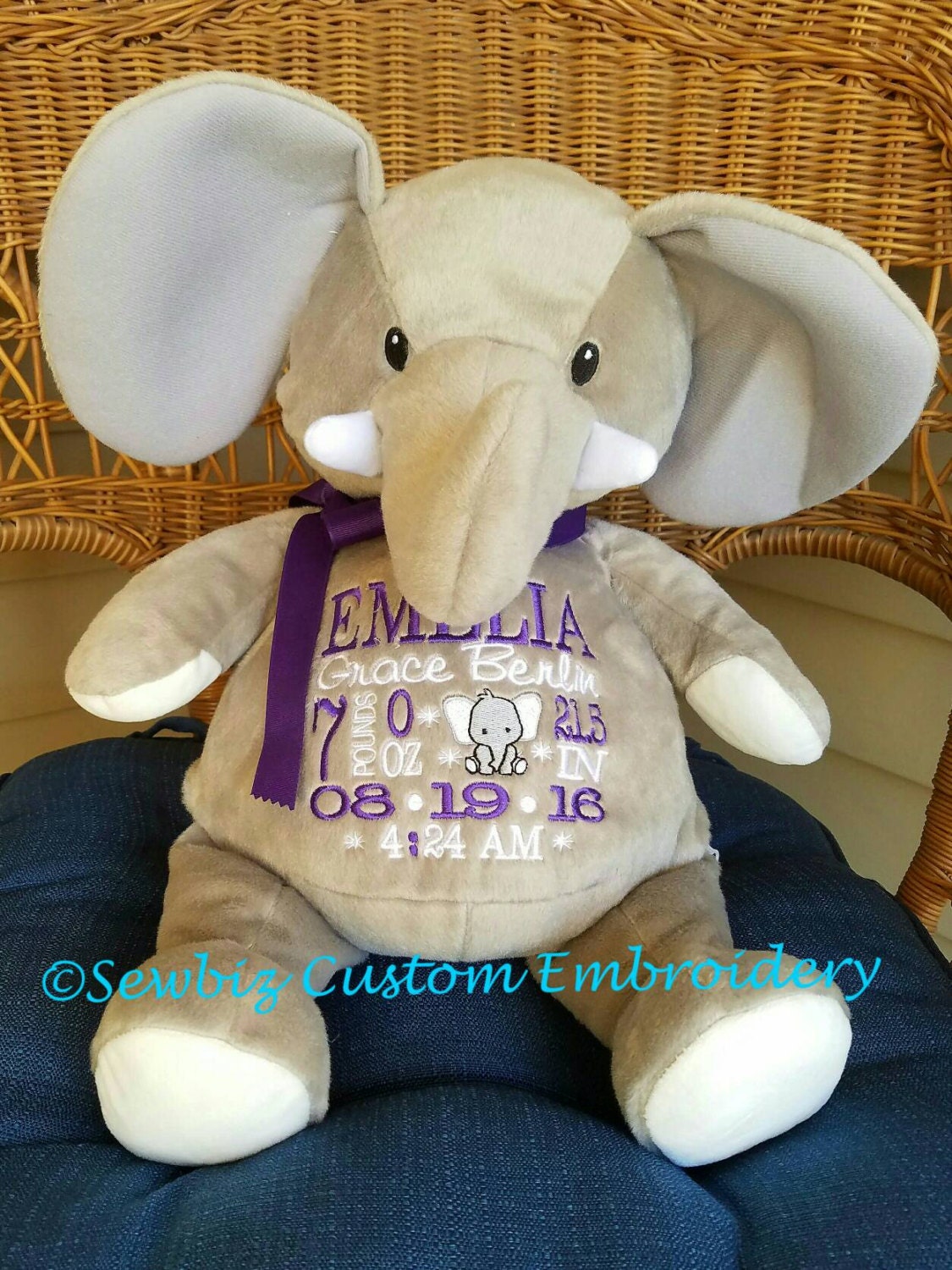 Personalized Baby Gift Personalized Stuffed by