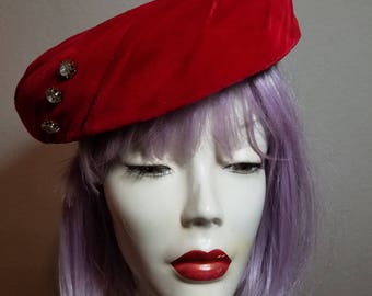 FREE SHIPPING 1950 Saucer Hat