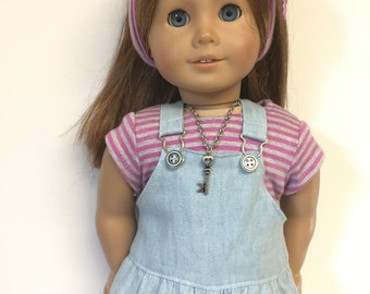 18 " Doll Clothes fit American Girl Doll - 5 pc outfit includes shoes!