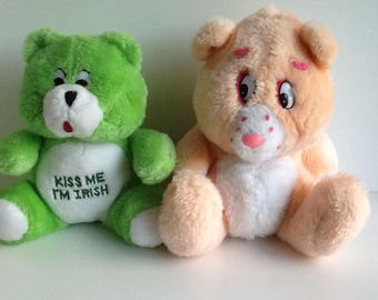 Vintage CARE BEARS Fakie Plush