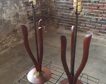 Mid century table lamp danish modern table lamps a pair mid century modern lamp