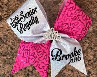 Senior cheer bow, senior royalty, high school senior gift, cheer bows