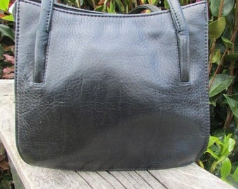 Navy blue Konev bag, real leather konev, navy Konev bag, navy top handle, navy leather Konev, genuine Konev navy, navy top handle, compact.
