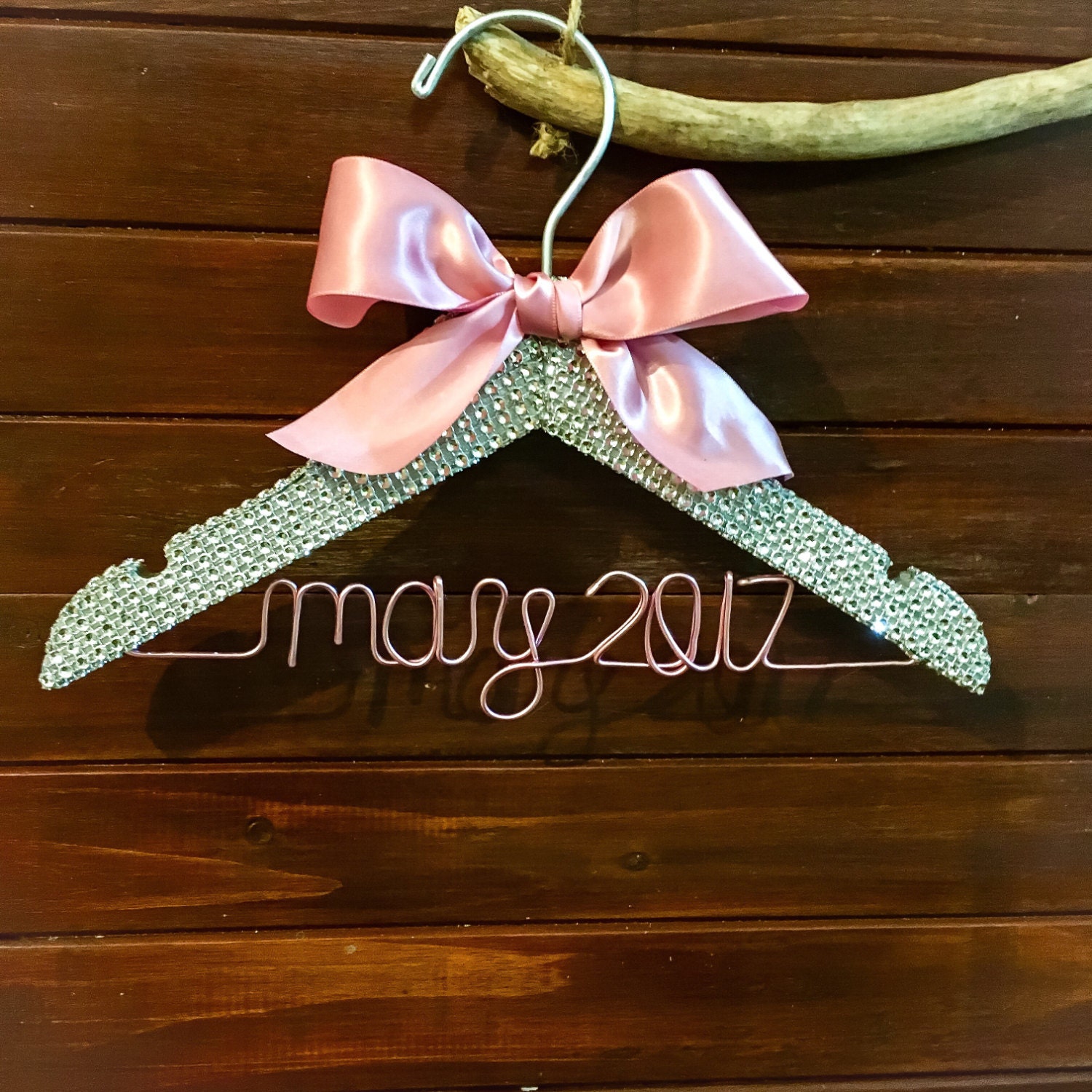 Rhinestone baby hanger. Baby announcement hanger. by AccentsByAlex