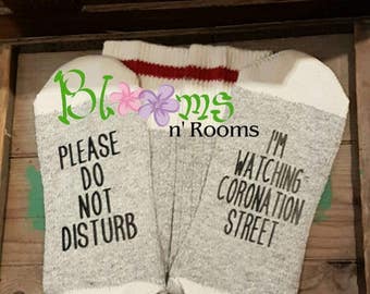 If you can read this socks, Coronation Street