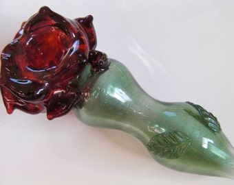 Glass Pipe Rose made to order