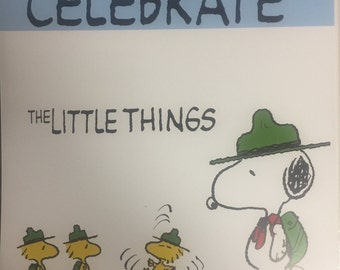 Peanuts Snoopy Woodstock 16 x 20