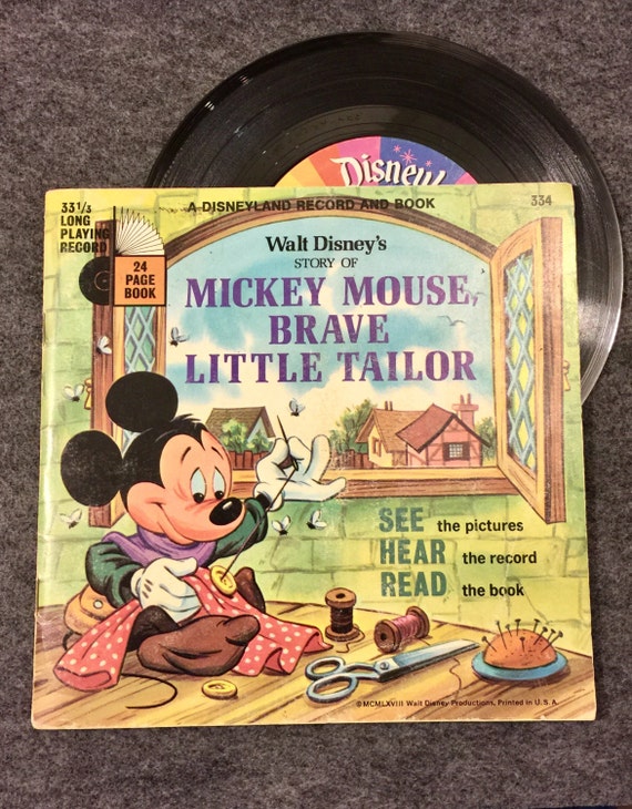 Items similar to Mickey Mouse Brave Little Tailor 