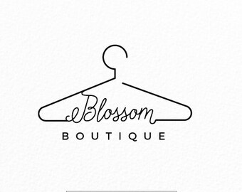 Premade Logo diseño | Logo de suspensión | Diseño de logotipo | Logo de Boutique | Logotipo de tienda de ropa | Logo de los niños | Logo de la web | Kit marca