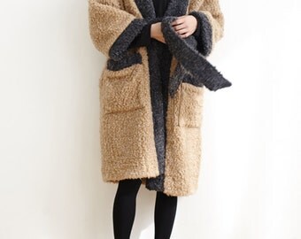 Warm wool coat | Etsy