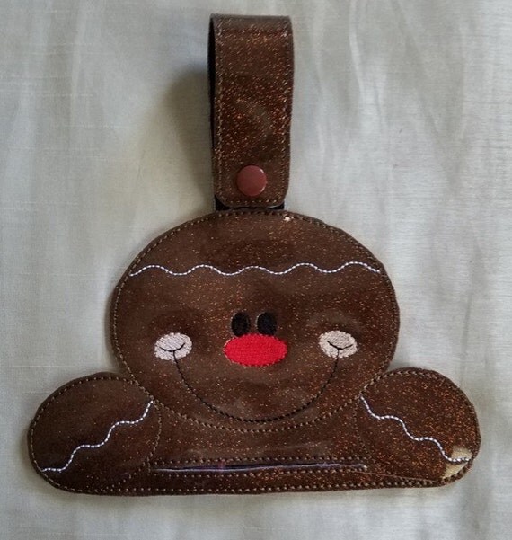 Christmas Kitchen Towel HolderGingerbread Man Towel